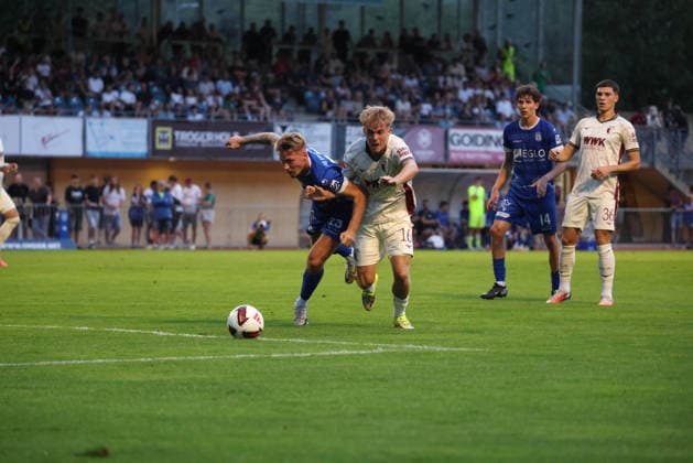 Football, friendly match, FC Augsburg v SC Schwaz