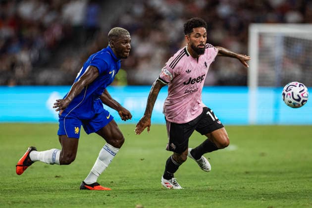 HONG KONG, CHINA - AUGUST 05: Moises Caicedo of Chelsea follows the ball in a match between Chelsea and Juventus during Hong Kong Football Festival 2026 at Kai Tak Stadium on August 5, 2026 in Hong Kong, China.  Copyright: xVCGx 111658295934