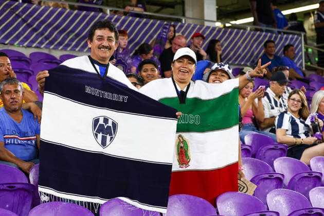 August 5, 2026, Orlando, Florida, USA: Monterrey fans show support during a match against Orlando City SC. Orlando City SC hosted C.F. Monterrey in phase one of Leagues Cup 2026 at Inter.Co Stadium in Orlando, FL. Orlando USA - ZUMAm299 20260805_znp_m299_008 Copyright: xTaylorxMcFeex