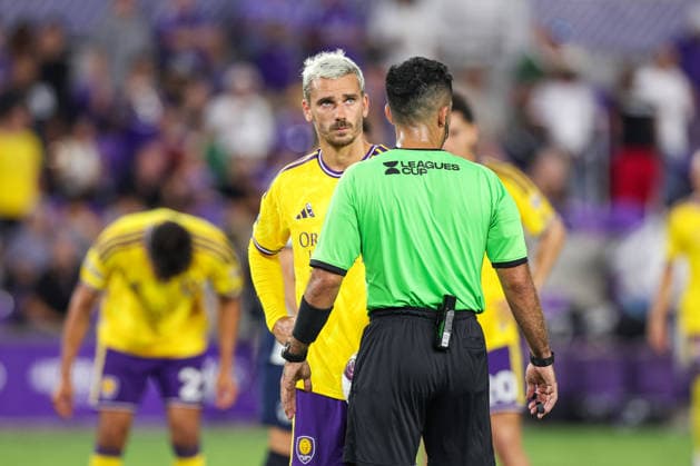 August 5, 2026, Orlando, Florida, USA: Orlando City SC forward ANTOINE GREIZMANN (7) looks on during a match against C.F. Monterrey. Orlando City SC hosted C.F. Monterrey in phase one of Leagues Cup 2026 at Inter.Co Stadium in Orlando, FL. Orlando USA - ZUMAm299 20260805_znp_m299_021 Copyright: xTaylorxMcFeex