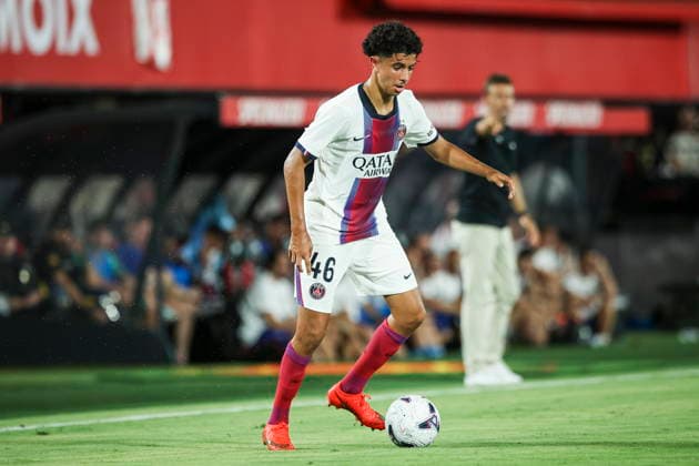 Idder (PSG Paris Saint-Germain) controls the ball during the during the pre-season friendly match between RCD Mallorca and Paris Saint-Germain at Estadi Son Moix on August 5, 2026 in Palma de Mallorca, Spain. (Photo by Xavi Bonilla DeFodi Images) - *** A PSG (Paris Saint-Germain) player controls the ball during the preseason friendly match between RCD Mallorca and Paris Saint-Germain at Estadi Son Moix on August 5, 2026, in Palma de Mallorca, Spain. Photo by Xavi Bonilla, DeFodi Images
