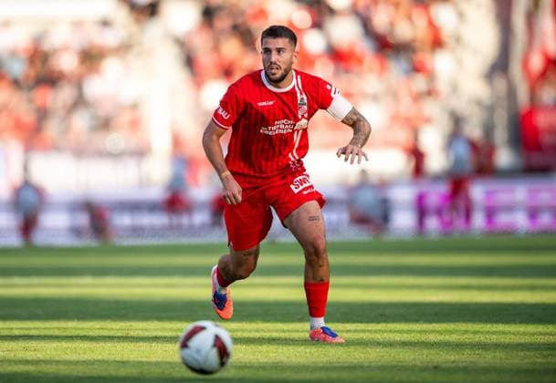 FUSSBALL REGIONALLIGA NORDOST - SAISON 2026-2027 - 3. SPIELTAG FC ROT WEISS ERFURT - SV TASMANIA BERLIN ** NUR FÜR REDAKTIONELLE ZWECKE ** EDITORIAL USE ONLY **<p>05 08 2026-Erfurt: Fussball Regionalliga Nordost 3. Spieltag Saison 2026-2027 Steigerwaldstadion FC Rot Weiss Erfurt - SV Tasmania Berlin im Foto: Sofiane Ikene 4 (FC Rot‘Weiß Erfurt) ( Deutschland Thueringen Erfurt Copyright: SaschaxFromm *** SOCCER REGIONAL LEAGUE NORTHEAST 2026–2027 SEASON, MATCHDAY 3: FC ROT WEISS ERFURT vs. SV TASMANIA BERLIN ** FOR EDITORIAL USE ONLY ** EDITORIAL USE ONLY ** p 05 08 2026 Erfurt Soccer Northeast Regional League Matchday 3, 2026–2027 Season, Steigerwaldstadion, FC Rot-Weiss Erfurt vs. SV Tasmania Berlin; photo by Sofiane Ikene 4 FC Rot’Weiss Erfurt Germany Thuringia Erfurt Copyright SaschaxFromm Copyright: SaschaxFromm doc871c6vzurn71kfgcype6 ,EDITORIAL USE ONLY