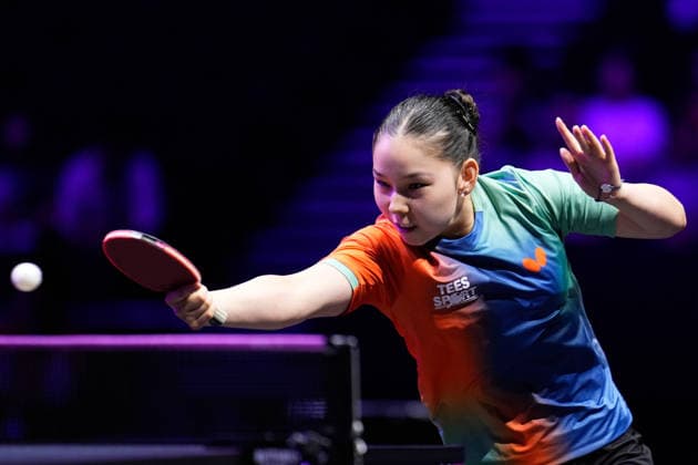Anna Hursey (WAL), AUGUST 6, 2026 - Table tennis, Tischtennis : WTT Champions Yokohama 2026 Womens singles round of 32 at Yokohama BUNTAI, Kanagawa, Japan. Noxthirdxpartyxsales  aflo_340202631 KenxAsakurax