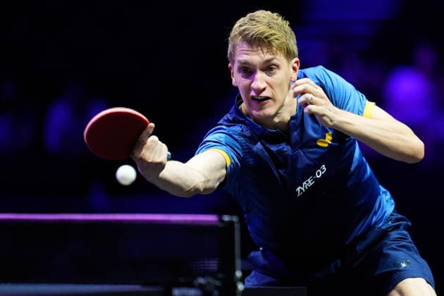 Anton Kallberg (SWE), AUGUST 6, 2026 - Table tennis, Tischtennis : WTT Champions Yokohama 2026 Mens singles round of 32 at Yokohama BUNTAI, Kanagawa, Japan. Noxthirdxpartyxsales  aflo_340203506 KenxAsakurax