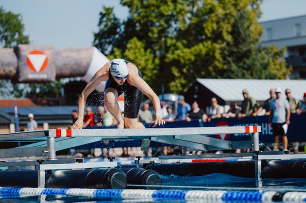 VARIOUS SPORTS - World Championship, WM, Weltmeisterschaft 2026 WIENER NEUSTADT,AUSTRIA,06.AUG.26 - VARIOUS SPORTS - CISM World Championship 2026, military pentathlon. Image shows Beata Seikkula (FIN).  GEPAxpictures xAlexanderxSolc