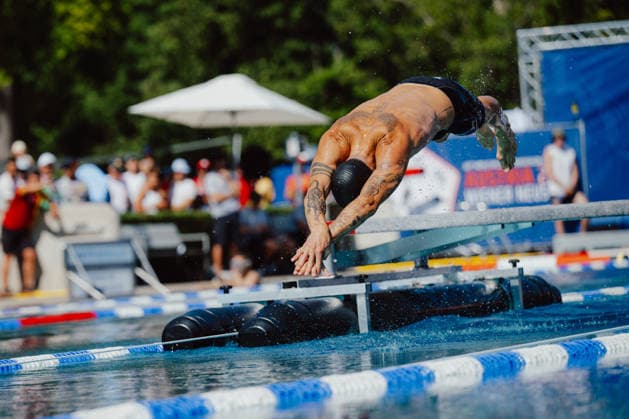 VARIOUS SPORTS - World Championship, WM, Weltmeisterschaft 2026 WIENER NEUSTADT,AUSTRIA,06.AUG.26 - VARIOUS SPORTS - CISM World Championship 2026, military pentathlon. Image shows Stefan Doerflinger (AUT).  GEPAxpictures xAlexanderxSolc