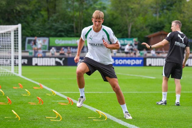 Football, Bundesliga 1, Borussia Mönchengladbach, training camp at Lake Tegernsee