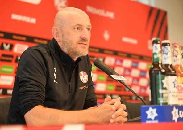 Fussball - 2. Bundesliga - Saison 2026 27 1. FC Kaiserslautern 06.08.2026 Fritz-Walter-Stadion Pressekonferenz vor dem Beginn der Saison Trainer Torsten LIEBERKNECHT (1. FC Kaiserslautern) 1. FC Kaiserslautern *** Soccer, 2. Bundesliga, 2026–27 Season, 1 FC Kaiserslautern, August 6, 2026, Fritz Walter Stadium, Press Conference Before the Start of the Season, Coach Torsten LIEBERKNECHT, 1 FC Kaiserslautern, 1 FC Kaiserslautern
