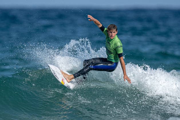 Surfing, Boardmasters 2026, World Surf League Lukas Skinner (Great Britain) during the Boardmasters 2026 surfing championships at Fistral Beach, Newquay, UK on 6 August 2026. Newquay Fistral Beach Hampshire UK Editorial use only , Copyright: xStevexBaileyx PSI-24643-0039