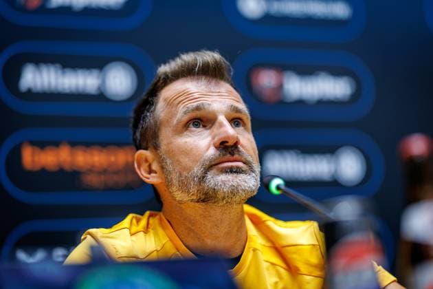 Football, Belgium, Club Brugge, press conference