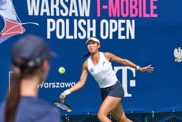 Warszawa 06.08.2026. Tennis. WTA, Tennis Damen 125 Warsaw T-Mobile Polish Open, day 5, Warsaw, Poland --- Tenis. Turniej WTA 125 Warsaw T-Mobile Polish Open, dzien 5, Warszawa Persons shown : Carol Young Suh Lee (USA) Fot. Dominika Chmura Arena Akcji NEWSPIX.PL --- newspix.pl 
