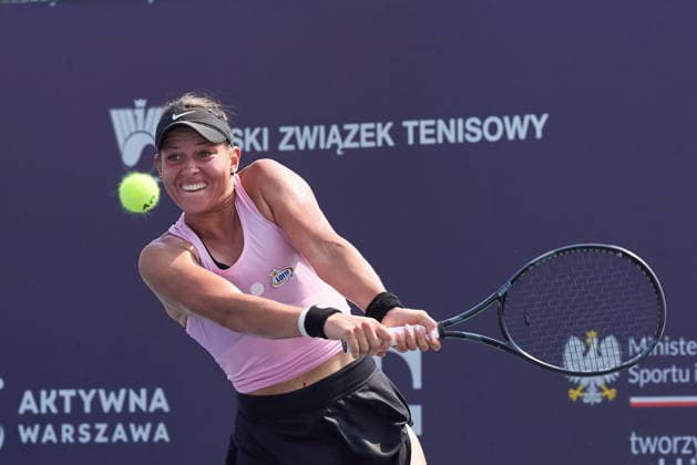 Warszawa 06.08.2026. Tennis. WTA, Tennis Damen 125 Warsaw T-Mobile Polish Open, day 5, Warsaw, Poland --- Tenis. Turniej WTA 125 Warsaw T-Mobile Polish Open, dzien 5, Warszawa Persons shown : Weronika Falkowska (POL) Fot. Dominika Chmura Arena Akcji NEWSPIX.PL --- newspix.pl 