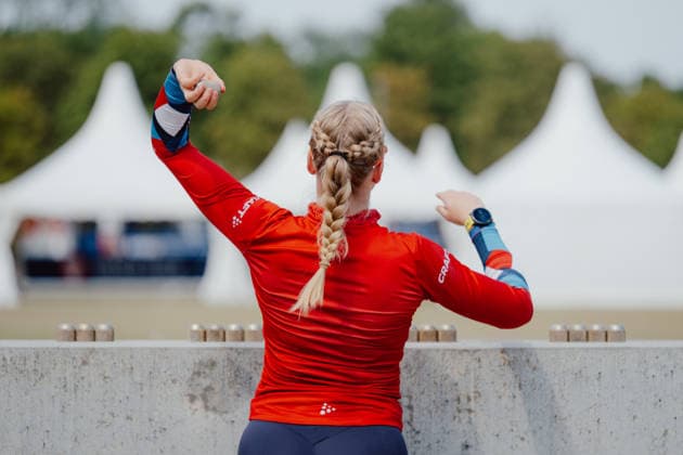 VARIOUS SPORTS - World Championship, WM, Weltmeisterschaft 2026 WIENER NEUSTADT,AUSTRIA,06.AUG.26 - VARIOUS SPORTS - CISM World Championship 2026, military pentathlon. Image shows Sigrid Skei (NOR).  GEPAxpictures xAlexanderxSolc