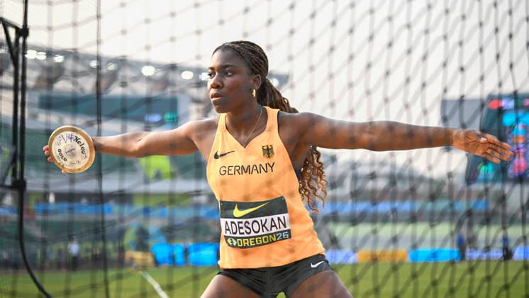 Sport Bilder des Tages World Athletics U20 Championships Oregon 2026 EUGENE, UNITED STATES OF AMERICA - AUGUST 6, 2026 : Favour Adesokan (GER) competing during the World Athletics U20 Championships Oregon 2026 at Hayward Field on August 6, 2026 in Eugene, United States Of America. *** World Athletics U20 Championships, Oregon 2026 EUGENE, UNITED STATES OF AMERICA AUGUST 6, 2026 Favour Adesokan (GER) competing during the World Athletics U20 Championships Oregon 2026 at Hayward Field on August 6, 2026, in Eugene, United States of America Copyright: xBEAUTIFULxSPORTS DecaxText&Bildx