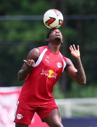 RB Leipzig - AUT Trainingslager Bundesliga Saalfelden, 06.08.2026, Gut Brandlhof, Fussball, Bundesliga, GER , RB Leipzig - Trainingslager in Saalfelden am Steinernen Meer AUT. , Im Bild: Castello Lukeba (23, RB Leipzig) , *** RB Leipzig (AUT) Training Camp, Bundesliga, Saalfelden, August 6, 2026, Gut Brandlhof, Soccer, Bundesliga, GER, RB Leipzig Training Camp in Saalfelden am Steinernen Meer (AUT), Pictured: Castello Lukeba 23, RB Leipzig, Picture Point