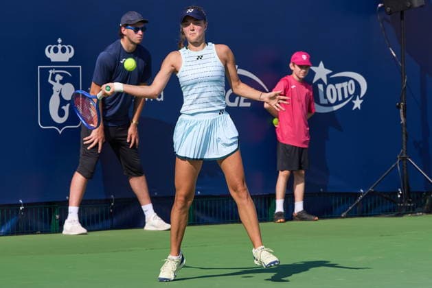 Warszawa 06.08.2026. Tennis. WTA, Tennis Damen 125 Warsaw T-Mobile Polish Open, day 5, Warsaw, Poland --- Tenis. Turniej WTA 125 Warsaw T-Mobile Polish Open, dzien 5, Warszawa Persons shown : Vendula Valdmannova (CZE) Fot. Dominika Chmura Arena Akcji NEWSPIX.PL --- newspix.pl 