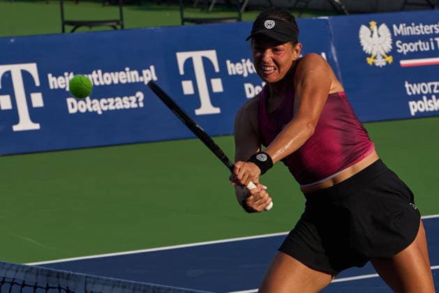 Warszawa 06.08.2026. Tennis. WTA, Tennis Damen 125 Warsaw T-Mobile Polish Open, day 5, Warsaw, Poland --- Tenis. Turniej WTA 125 Warsaw T-Mobile Polish Open, dzien 5, Warszawa Persons shown : Weronika Falkowska (POL) Fot. Dominika Chmura Arena Akcji NEWSPIX.PL --- newspix.pl 