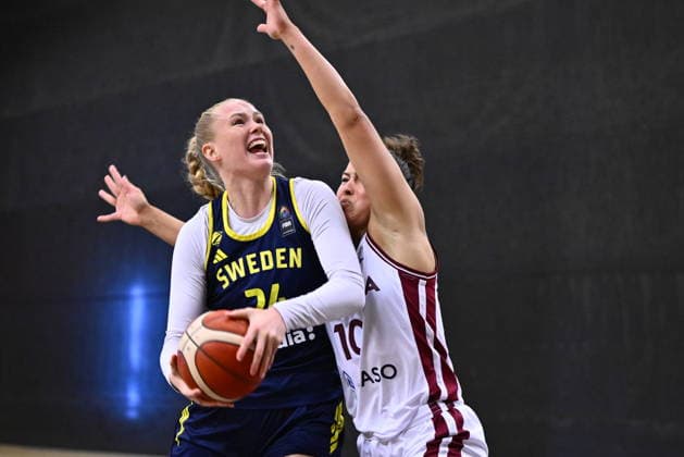 Basketball, Women's, Friendly, Latvia v Sweden