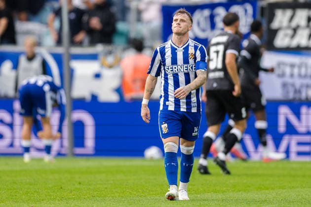 260806 Tobias Heintz of IFK Göteborg looks dejected after 0-1 during the UEFA Conference League between IFK Göteborg and Gent on August 6, 2026 in Göteborg. Photo: Michael Erichsen BILDBYRAN COP 89 MI1007 fotboll football soccer fotball uefa conference league conference league ifk göteborg gent bbeng dejected depp *** August 6, 2026: Tobias Heintz of IFK Göteborg looks dejected after the 0–1 loss during the UEFA Conference League match between IFK Göteborg and Gent on August 6, 2026 in Gothenburg. Photo by Michael Erichsen, BILDBYRAN COP 89 MI1007. soccer, football, UEFA Conference League, IFK Göteborg, Gent, BBENG, dejected, downcast  Copyright: MICHAELxERICHSEN BB260806MI019
