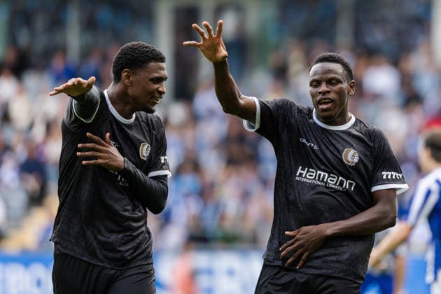 260806 JosuÃ Vergara and Hyllarion Goore of Gent celebrate after 0-1 during the UEFA Conference League between IFK Göteborg and Gent on August 6, 2026 in Göteborg. Photo: Nicklas Elmrin BILDBYRAN COP 206 MI1007 fotboll football soccer fotball uefa conference league conference league ifk göteborg gent bbeng celebration jubel *** August 6, 2026: Josuà Vergara and Hyllarion Goore of Gent celebrate after the 0–1 victory during the UEFA Conference League match between IFK Göteborg and Gent on August 6, 2026 in Gothenburg. Photo by Nicklas Elmrin, BILDBYRAN COP 206 MI1007 soccer football fotball UEFA Conference League Conference League IFK Göteborg Gent bbeng celebration jubilation  Copyright: NICKLASxELMRIN BB260806NE002