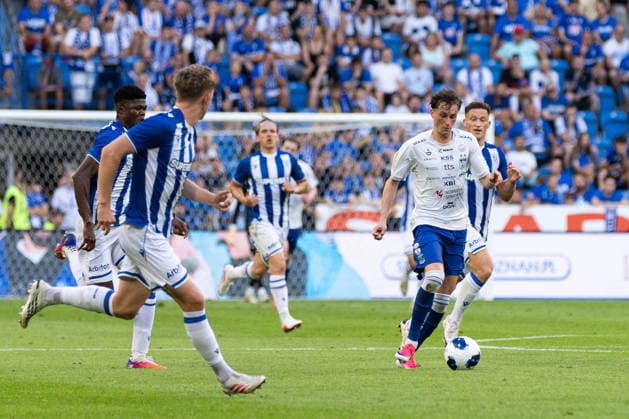 Poznan 06.08.2026. Football UEFA Europa League match between Lech Poznan and Klaksvik in Poznan, Poland --- Mecz pilka nozna UEFA Europa League pomiedzy Lechem Poznan a Klaksvik w Poznaniu Persons Shown : Filip Brattbakk Fot. Tomasz Kluczynski Arena Akcji NEWSPIX.PL --- newspix.pl 