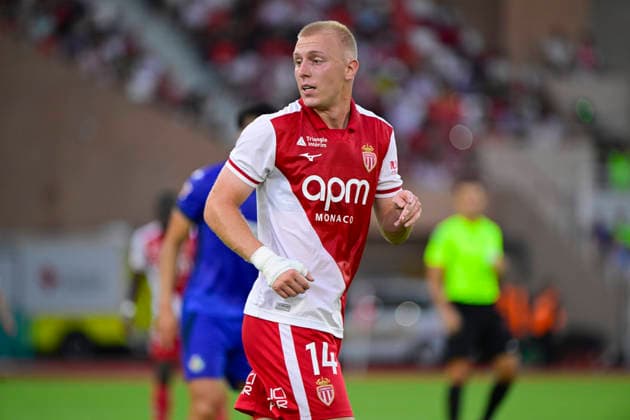 FOOTBALL : AS Monaco VS Getafe CF - 06 08 2026 Mika Biereth (ASM) - Pre-season friendly between AS Monaco and Getafe CF on August 6, 2026 at the Louis II Stadium in Monaco. MonacoMonaco  Copyright: xWilliamxCannarellax