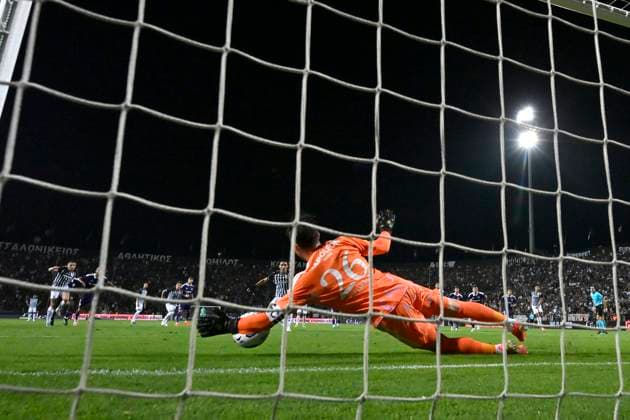 PAOK v RSC Anderlecht - UEFA Europa League THESSALONIKI, GREECE - AUGUST 06 : Coosemans Colin goalkeeper of RSC Anderlecht during the UEFA Europa League third qualifying round1st leg match between PAOK and RSC Anderlecht on August 6, 2026 in Thessaloniki, Greece, 06 08 2026 Thessaloniki Greece  Copyright: xJanxDexMeuleneirx