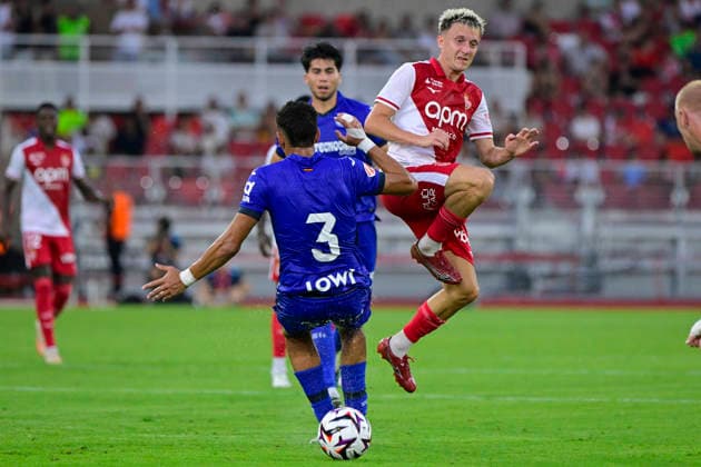 FOOTBALL : AS Monaco VS Getafe CF - 06 08 2026 Aleksandr Golovin (ASM) - Pre-season friendly between AS Monaco and Getafe CF on August 6, 2026 at the Louis II Stadium in Monaco. MonacoMonaco  Copyright: xWilliamxCannarellax
