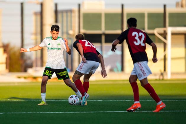 August 6, 2026, Gibraltar, Gibraltar, England: Andreas Christou of AC Omonia Nicosia in action during the third qualifying round UEFA Europa League Leg One football match played between Lincoln Red Imps FC and AC Omonia Nicosia at Europa Point stadium on August 6, 2026, in Gibraltar, England Lincoln Red Imps FC V AC Omonia Nicosia - UEFA Europa League  - ZUMAa181 20260806_zaa_a181_073 Copyright: xJoaquinxCorcherox