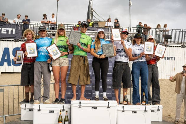 Surfing, Boardmasters 2026, World Surf League Top four placed men™s and women™s competitors in the Yeti Pro QS4000 competition during the Boardmasters 2026 surfing championships at Fistral Beach, Newquay, UK on 6 August 2026. Newquay Fistral Beach Hampshire UK Editorial use only , Copyright: xStevexBaileyx PSI-24643-0109