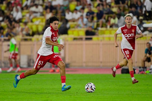 FOOTBALL : AS Monaco VS Getafe CF - 06 08 2026 Safouane Benzahra (ASM) - Pre-season friendly between AS Monaco and Getafe CF on August 6, 2026 at the Louis II Stadium in Monaco. MonacoMonaco  Copyright: xWilliamxCannarellax