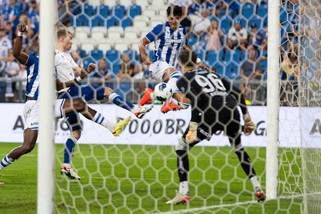 Poznan 06.08.2026. Football UEFA Europa League match between Lech Poznan and Klaksvik in Poznan, Poland --- Mecz pilka nozna UEFA Europa League pomiedzy Lechem Poznan a Klaksvik w Poznaniu Persons Shown : Luis Palma Fot. Tomasz Kluczynski Arena Akcji NEWSPIX.PL --- newspix.pl 