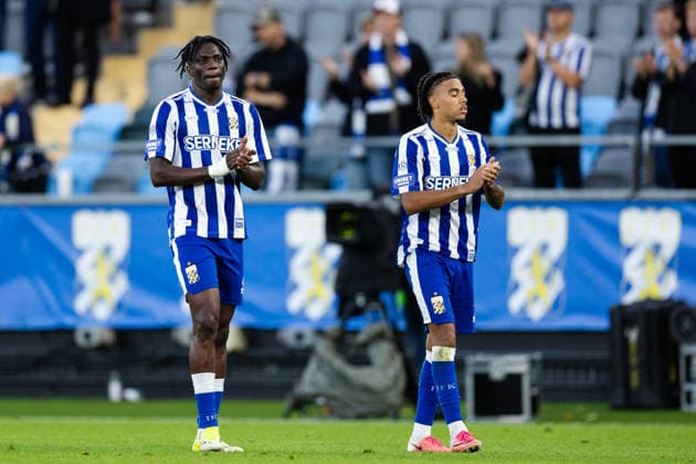 260806 Rockson Yeboah and Sebastian Clemmensen look dejected after the UEFA Conference League qualification match between IFK Göteborg and Gent on August 6, 2026 in Göteborg. Photo: Michael Erichsen BILDBYRAN COP 89 MI1007 bbeng conference league football fotball fotboll gent ifk göteborg kval qualification qualifying round soccer uefa conference league depp *** August 6, 2026: Rockson Yeboah and Sebastian Clemmensen look dejected after the UEFA Conference League qualifying match between IFK Göteborg and Gent on August 6, 2026 in Gothenburg. Photo by Michael Erichsen, BILDBYRAN COP 89 MI1007 bbeng conference league football soccer gent ifk göteborg qual qualification qualifying round uefa conference league depp  Copyright: MICHAELxERICHSEN BB260806MI046