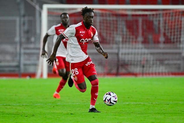 FOOTBALL : AS Monaco VS Getafe CF - 06 08 2026 Mamadou Coulibaly (ASM) - Pre-season friendly between AS Monaco and Getafe CF on August 6, 2026 at the Louis II Stadium in Monaco. MonacoMonaco  Copyright: xWilliamxCannarellax