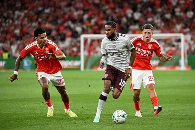 Sabri Guendouz of Heart of Midlothian Benfica v Hearts, UEFA Europa League, 3rd Qualifying Round, Football, Estadio da Luz, Lisbon, Portugal - 06 Aug 2026Lisbon Estadio da Luz Scotland Portugal  Copyright: xZedxJameson Shutterstockx 17050166ck