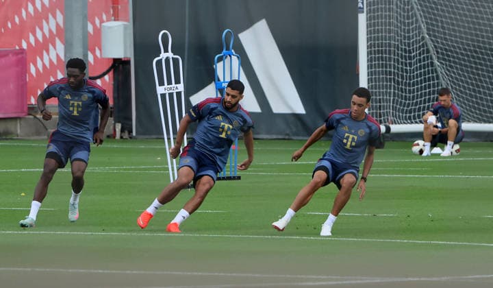 Football, Bundesliga 1, FC Bayern Munich, Training