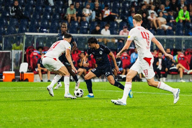 SOCCER - UEFA EL, RBS vs Pafos SALZBURG,AUSTRIA,06.AUG.26 - SOCCER - UEFA Europa League, qualification, Red Bull Salzburg vs Pafos FC. Image shows Murad Mammadov (Pafos).  GEPAxpictures xJulioxArellano