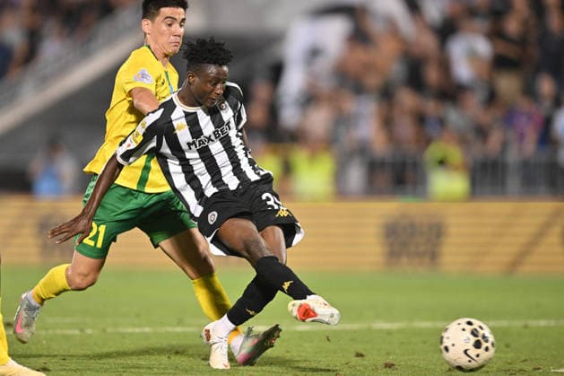PARTIZAN vs TOBOL ZUBAIRU IBRAHIM football Partizan vs Tobol UEFA Conference league qualification match at Partizan stadium, Belgrade 06.08.2026 Foto: FOOTBALL, QUALIFICATION, UEFA CONFERENCE LEAGUE, PARTIZAN, TOBOL Belgrade Partizan stadium Serbia Copyright: xMarkoxMetlas xMNxPressx