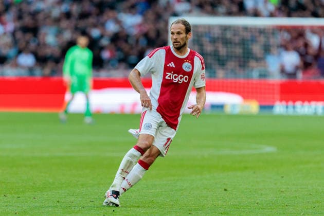 AFC Ajax v Shelbourne FC - UEFA Conference League AMSTERDAM, NETHERLANDS - AUGUST 6: Daley Blind of AFC Ajax during the UEFA Conference League match between AFC Ajax and Shelbourne FC at Johan Cruijff Arena on August 6, 2026 in Amsterdam, Netherlands. Amsterdam Johan Cruijff Arena Netherlands Content not available for redistribution in The Netherlands directly or indirectly through any third parties. Copyright: xMarcelxvanxPlateringenx