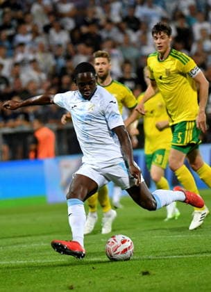 Croatia, Rijeka, 060826. Rujevica Stadium. Football match of the 3rd qualifying round of the Conference League, Rijeka - Ilves. In the photo: Daniel Adu-Adjei. Photo: Damir Skomrlj CROPIX Copyright: xxDamirxSkomrljx rijeka_ilves21-060826