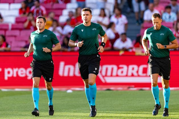 Marian Barbu seen during UEFA Europa League qualifying game between teams of SL Benfica and Heart of Midlothian FC (Maciej Rogowski Ball Raw Images PT) Lisbon Estadio Da Luz Portugal Copyright: xMaciejxRogowskix ROG_BENvHER-005