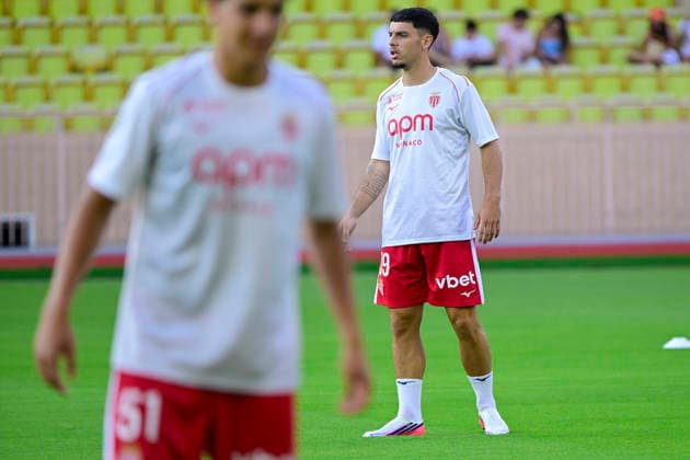 FOOTBALL : AS Monaco VS Getafe CF - 06 08 2026 Matthis Abline (ASM) - Pre-season friendly between AS Monaco and Getafe CF on August 6, 2026 at the Louis II Stadium in Monaco. MonacoMonaco  Copyright: xWilliamxCannarellax