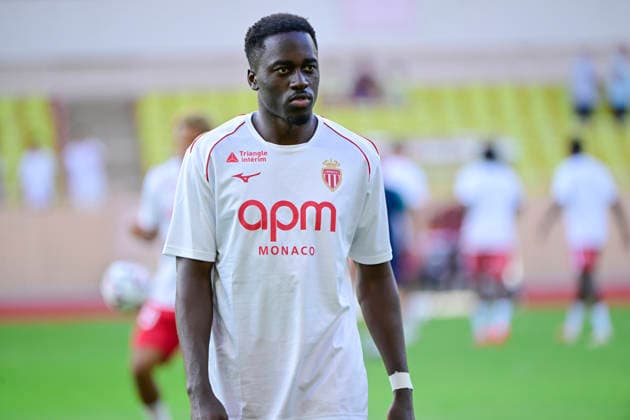 FOOTBALL : AS Monaco VS Getafe CF - 06 08 2026 Jordan Teze (ASM) - Pre-season friendly between AS Monaco and Getafe CF on August 6, 2026 at the Louis II Stadium in Monaco. MonacoMonaco  Copyright: xWilliamxCannarellax