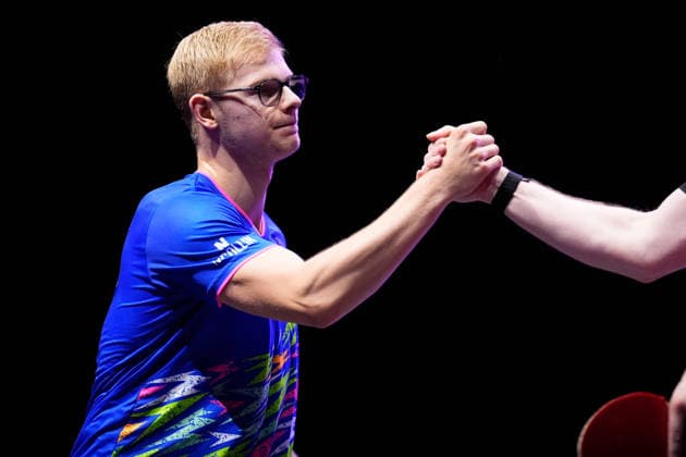Felix Lebrun (FRA), AUGUST 6, 2026 - Table tennis, Tischtennis : WTT Champions Yokohama 2026 Mens singles round of 16 at Yokohama BUNTAI, Kanagawa, Japan. Noxthirdxpartyxsales  aflo_340216022 KenxAsakurax
