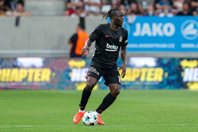 06.August.2026 - SOCCER - 2026 27 UEFA EUROPA LEAGUE, Third Qualifying Round, 1st Leg FC Hradec Kralove vs Besiktas JK Junior Olaitan (Besiktas) is in action Hradec Kralove Hradec Kralove, Czech Republic Malsovicka Arena Malsovicka Arena Czech Republic Copyright: xYigitxOermex xPsxImagesxYigitxOermex xPsxImagesx