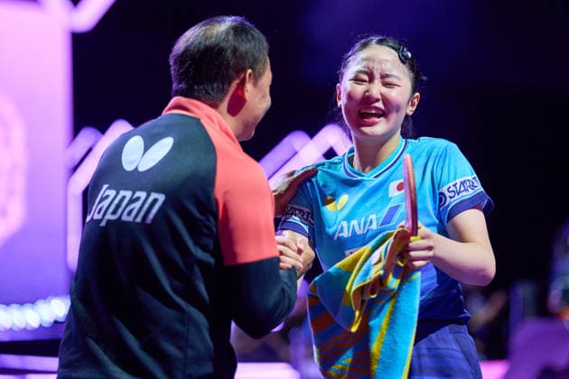 Miwa Harimoto (JPN), AUGUST 6, 2026 - Table tennis, Tischtennis : WTT Champions Yokohama 2026 Womens singles round of 16 at Yokohama BUNTAI, Kanagawa, Japan. Noxthirdxpartyxsales  aflo_340216029 KenxAsakurax
