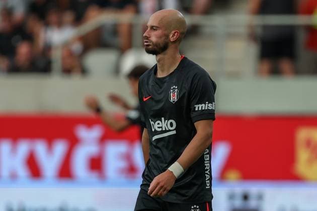 06.August.2026 - SOCCER - 2026 27 UEFA EUROPA LEAGUE, Third Qualifying Round, 1st Leg FC Hradec Kralove vs Besiktas JK Vaclav Cerny (Besiktas) gestures Hradec Kralove Hradec Kralove, Czech Republic Malsovicka Arena Malsovicka Arena Czech Republic Copyright: xYigitxOermex xPsxImagesxYigitxOermex xPsxImagesx