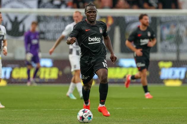 06.August.2026 - SOCCER - 2026 27 UEFA EUROPA LEAGUE, Third Qualifying Round, 1st Leg FC Hradec Kralove vs Besiktas JK Junior Olaitan (Besiktas) is in action Hradec Kralove Hradec Kralove, Czech Republic Malsovicka Arena Malsovicka Arena Czech Republic Copyright: xYigitxOermex xPsxImagesxYigitxOermex xPsxImagesx