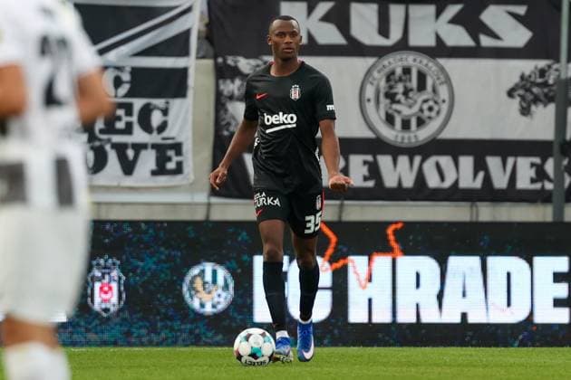06.August.2026 - SOCCER - 2026 27 UEFA EUROPA LEAGUE, Third Qualifying Round, 1st Leg FC Hradec Kralove vs Besiktas JK Tiago Djalo (Besiktas) is in action Hradec Kralove Hradec Kralove, Czech Republic Malsovicka Arena Malsovicka Arena Czech Republic Copyright: xYigitxOermex xPsxImagesxYigitxOermex xPsxImagesx