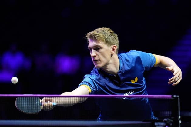 Anton Kallberg (SWE), AUGUST 6, 2026 - Table tennis, Tischtennis : WTT Champions Yokohama 2026 Mens singles round of 32 at Yokohama BUNTAI, Kanagawa, Japan. Noxthirdxpartyxsales  aflo_340261262 KenxAsakurax